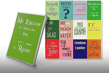 Starterkit Nr 1 Postkarten Denglish Set Geschenkdose For Engleutsch Oncatcher 12 X Best Of Denglisch Sprüche Zum Verschenken Geschenk Für