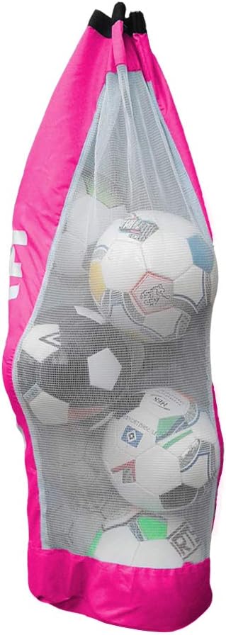 MUGHNIO Große Netz-Sporttasche Heavy Duty Net-Ball Schultertasche