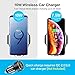 Wireless Car Charger with Touch Sensitive Clamp FLOVEME 10W Fast Wireless Car Charger Mount Phone Holder Qi Wireless Car Charger Compatible for iPhone Xs Max/XR/X/8/8+ Samsung S10/9/8 Note 9 and More