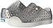 Native Shoes, Jefferson Bling Child, Kids Lightweight Sneaker, Silver Bling/Shell White, 8 M US Toddler