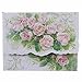 Carol Wilson Pink Rose Cascade 10 ct Embossed Note Card Set For Arts Sake by Carol Wilson