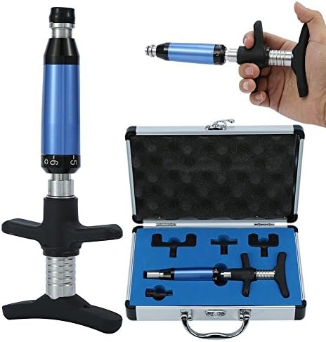 Manual Back Massage Portable Chiropractic Adjusting Gun for Back Spine Chiropractor 4 Different Fucntion Heads