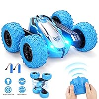 Remote Control Car, Villana RC Cars 4WD 2.4GHz Stunt Car Double Sided 360° Flips Remote Control Toys for Kids Christmas Birthday Gifts