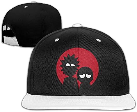 Rick And Morty Contrast Color Snapback Cap White