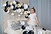 Vivuzono Balloon Garland Kit Black Gold White Assorted Balloons Strip Tape Ribbon Balloon Tying Tool Graduation Birthday Party Supplied