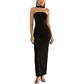 HTZMO Women Elegant Summer Bodycon Maxi Dress Halter Neck Formal Wedding Guest Cocktail Party Long Dresses