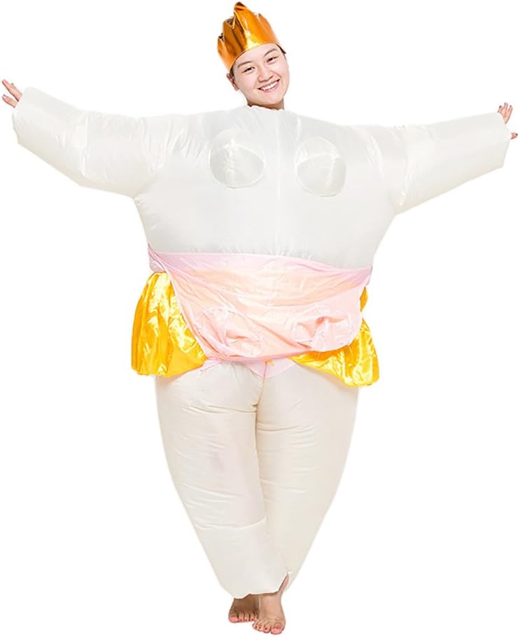 NiSeng Adult Blow Up Fat Suit Funny Suits Inflatable Costumes Fancy Dress
