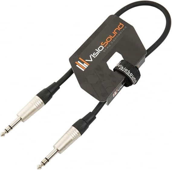 6.35mm 1/4" Stereo TRS Jack to TRS Jack Lead Amazon.co.uk Electronics