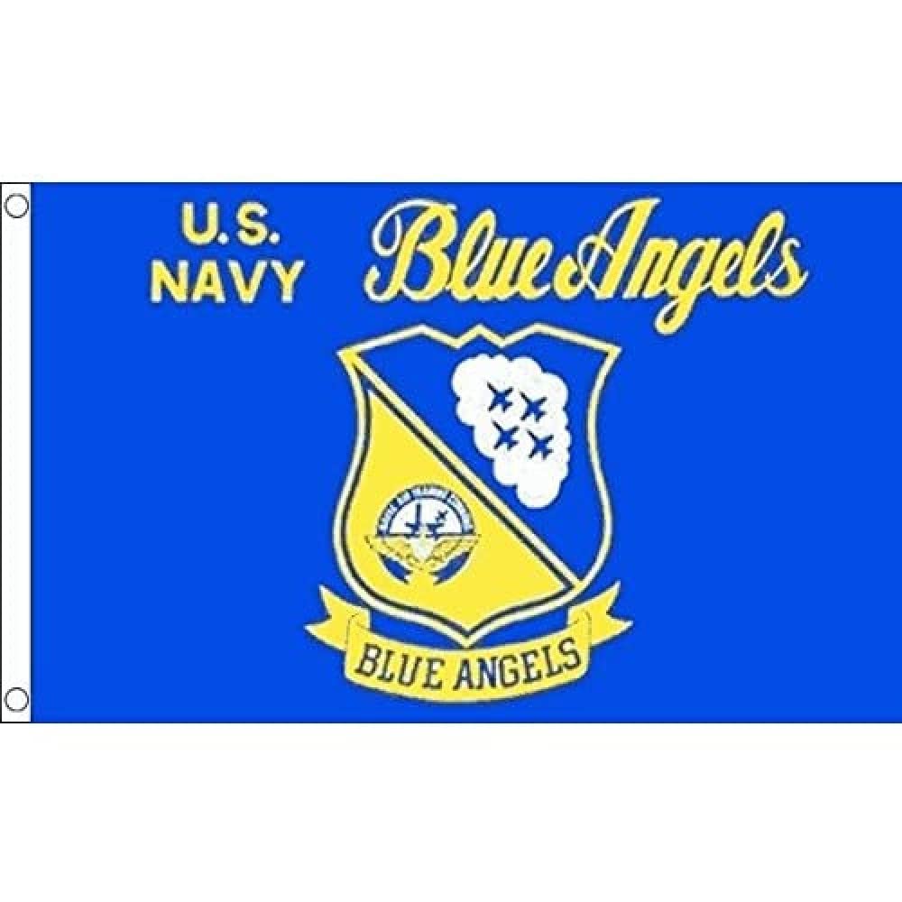 AZ FLAG - Blue Angels Flag - 3x5 Ft - 100D Polyester Us Navy Banner with Two Metal Grommets - Fade Resistant - Vivid Colors - 3' x 5' Feet - 150x90 Cm