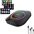 Carlinkit Wireless CarPlay Android 13.0 Adapter, 2025 Android 13.0 Ai Box 8-core 4+64GB Compatible with NetfIix/YouTube/Play Store, for OEM Wired CarPlay or OEM Wired Android Auto Cars