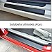 PAMISO 8pcs Car Door Sill Scuff Guard, Welcome Pedal Protect, Anti-kick Scratch for Cars Doors