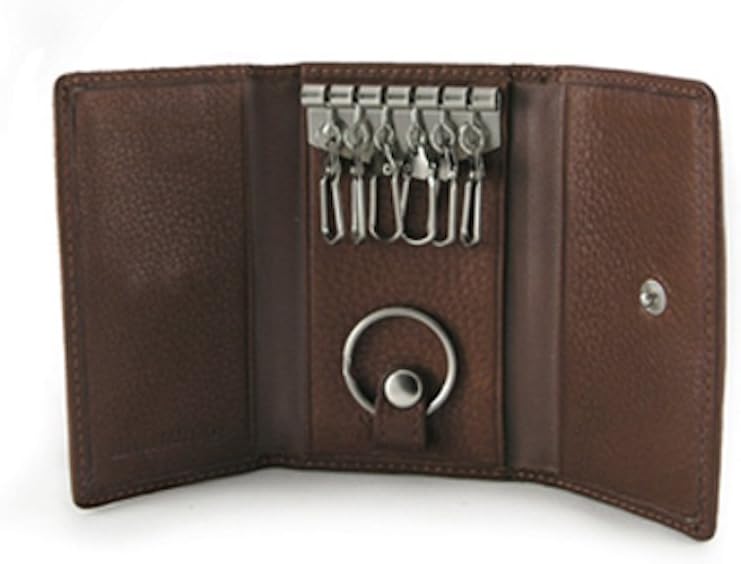 Osgoode Marley Cashmere 6 Hook Key Case - Espresso
