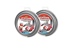 Mayka Toy Block Tape - 2 Stud - Grey - 6 Feet - 2 Pack (Compatible with Lego)