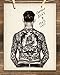 Tattoo Decor - Tattooed Man - Captain Elvy - 11x14 Unframed Art Print - Perfect Tattoo Shop Decor, Tattoo Artist Gifts, Tattoo Sign and Decorations for Parlor