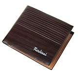 Fashion Road Mens Wallet Flipout Bifold Trifold Leather Wallet