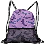 Platypus Cute Purple Pattern Drawstring Bag Bundle