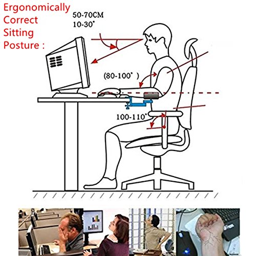 image for MAXTOMARS Ergonomic Design Arm Stand Computer Elbow Stand Laptop Arm S