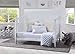 Delta Children Bennington Elite Sleigh 4-in-1 Convertible Crib, Bianca White