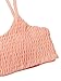 SOLY HUX Women's Two Piece Shirred Bikini Set Tangelo S