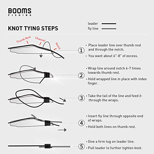 Booms Fishing FC2 Fishing Knot Tying Tool, Fly Fishing Line Cutter
