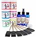 Liquid Latex Fashions 6 Colour Set Liquid Latex Paint for Adults and Kids, Glow Body Paint, Ideal for Art, Theater, Parties, Cosplays, Carnivals, Flexible