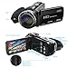 Video Camera LAKASARA Camcorder Full HD 1080P 30FPS WiFi Camera Camcorders with External Microphone and Wide Angle Lens