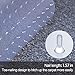 Under Desk Chair Mat (Transparent) Large, Vinyl Floor Protector for Low-Pile Carpets, Hardwood Flooring | Non-Slip Bottom, Heavy-Duty | Home, Office, Computer