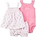 Carter's Baby Girls' Diaper Cover Sets, Pink, 6 Months