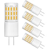 G4 LED Light Bulbs 3W 12V AC/DC Warm White Lighting 30W Halogen G4 Bulb Equivalent Non-Dimmable No Flicker Bulb for Under Cabinet or Landscape Lamp(5 Pack)