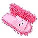 Selric Bear Super Chenille Microfiber Washable Mop Slippers Shoes for Women, Floor Dust Dirt Hair Cleaner, Multi-sizes Multi-Colors Available 9 7/9 Inches Size:5.5-8.5.