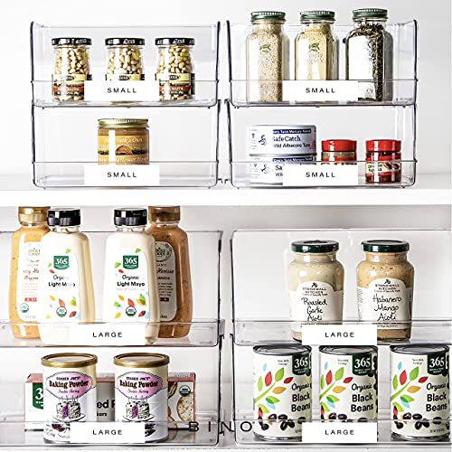 BINO Stackable Plastic Storage Bins, Medium THE MYRIAD COLLECTION