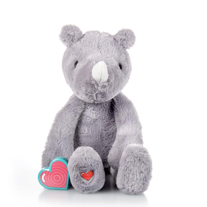 MBHB Digital Voice Recorder Animal w/20 Second Recorder, Dictaphone to Capture Baby's Heartbeat During Pregnancy + Ultrasound, Not a Medical Device, Rhino Image