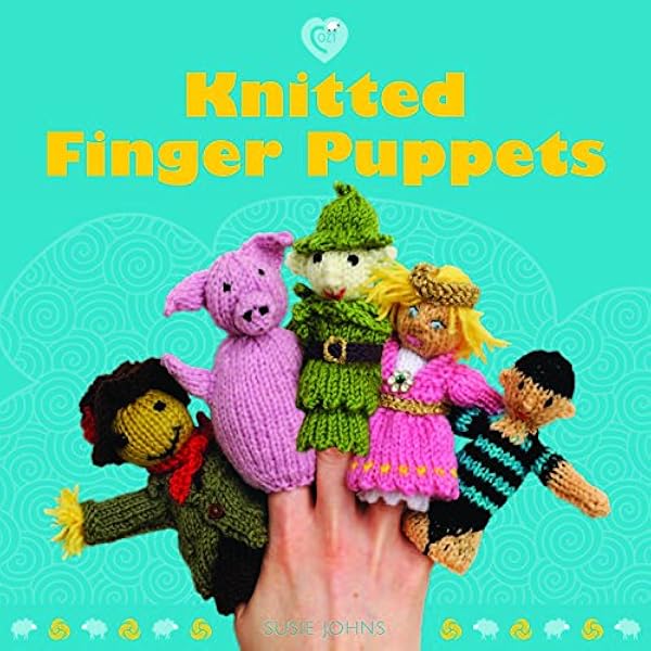 knitted finger puppets
