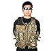 Lixada Tactical Vest Lightweight Breathable Polyester Combat-Vest Outdoor Training Vest Adjustable for Adults CS/Hunting/Training