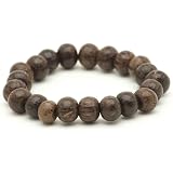 Avalaya Collana Tribale In Corda Di Cotone: Perline In Legno E Ceramica Arancione - Lunga 60 Cm Con Giro 10 Cm