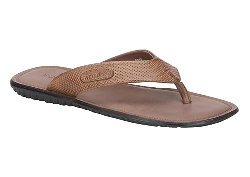 woodland leather flip flops