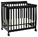 DaVinci Kalani 4-in-1 Convertible Mini Crib in Ebony | Greenguard Gold Certified