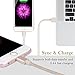 Everdigi Lightning Cable 3Pack 6FT Nylon Braided iPhone Charging Cable Compatible with iPhone 7/7 Plus/6/6s/6s Plus/6 Plus/5s/5c/5/SE, iPad Pro, Air 2, iPad/iPod（Gold）