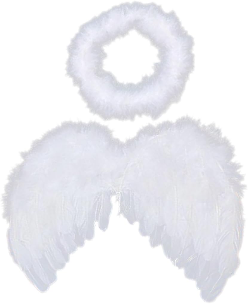 TOOGOO 6 – 18 Wings Fairies Accessories Photo Baby Cupid Angel MB Feather Halo Free of Charge
