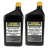 Poulan Pro 952030203 Pack of 2 Bar and Chain Oil - Quart
