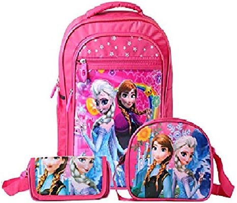 The Toy Town Kids Casual Backpack/School Bag Combo Set for Boys & Girls with Pencil Pouch & Sling Bag - 18 cm, Multicolor