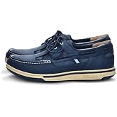 Sebago Triton Three Eyelets FGL Boat Shoes - Hand-Stitched Leather, Nubuck, Suede with Waxed Finish, Removable EVA Insole, Breathable Mesh Lining