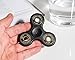 Fidget Spinner [3d Figit] | Tri Spinners | Double Sided Figet Toy with Pouch and Warranty (Street Black) by Fidgeteer