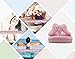 ULTRAIDEAS Women's Popcorn Flip Flop House Slipper with Memory Foam (Dark Pink,Size 9-10)