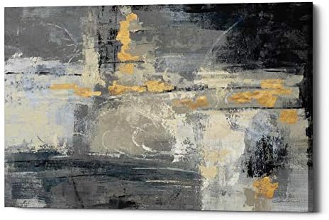 Epic Graffiti Missing You Uncropped Giclee Canvas Wall Art, 12" x 18", Gold