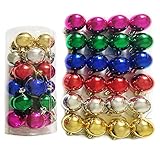 AllBeauty 24ct 40mm Christmas Balls Ornaments