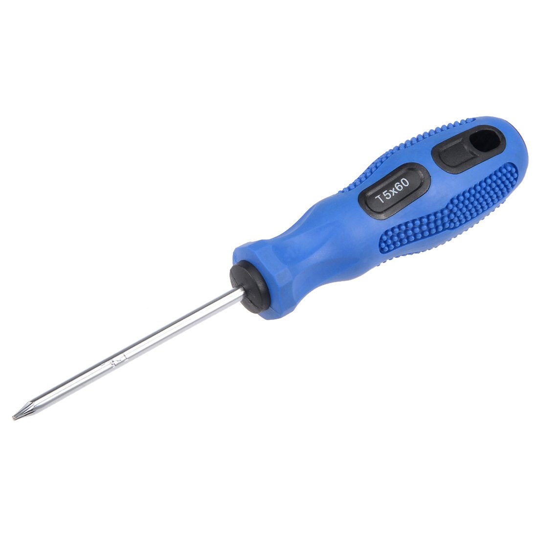 Sourcingmap Torx Screwdriver, T5 Magnetic Star Screw Driver with 3" CR-V Shaft and Black Blue Handle
