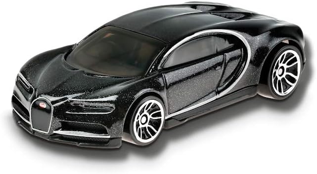 Hot Wheels '16 Bugatti Chiron Factory Fresh Series 7/10 2020 short card, Black - Image 4