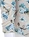JJ Perfection Women's Floral Texture Woven Ruched Sleeve Open-Front Blazer