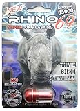 Rhino 69 Extreme 15000 - Sexual Male Performance Enhancement Pill (15K) - 5 Pack